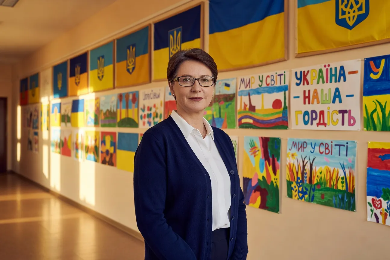 Olha Boyko, director of the Ukrainian Saturday School at St. Vladimir Institute Toronto
