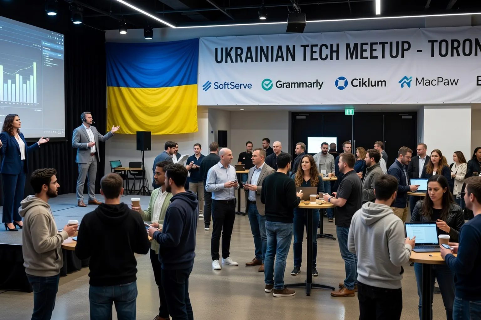 Ukrainian tech meetup event in Toronto