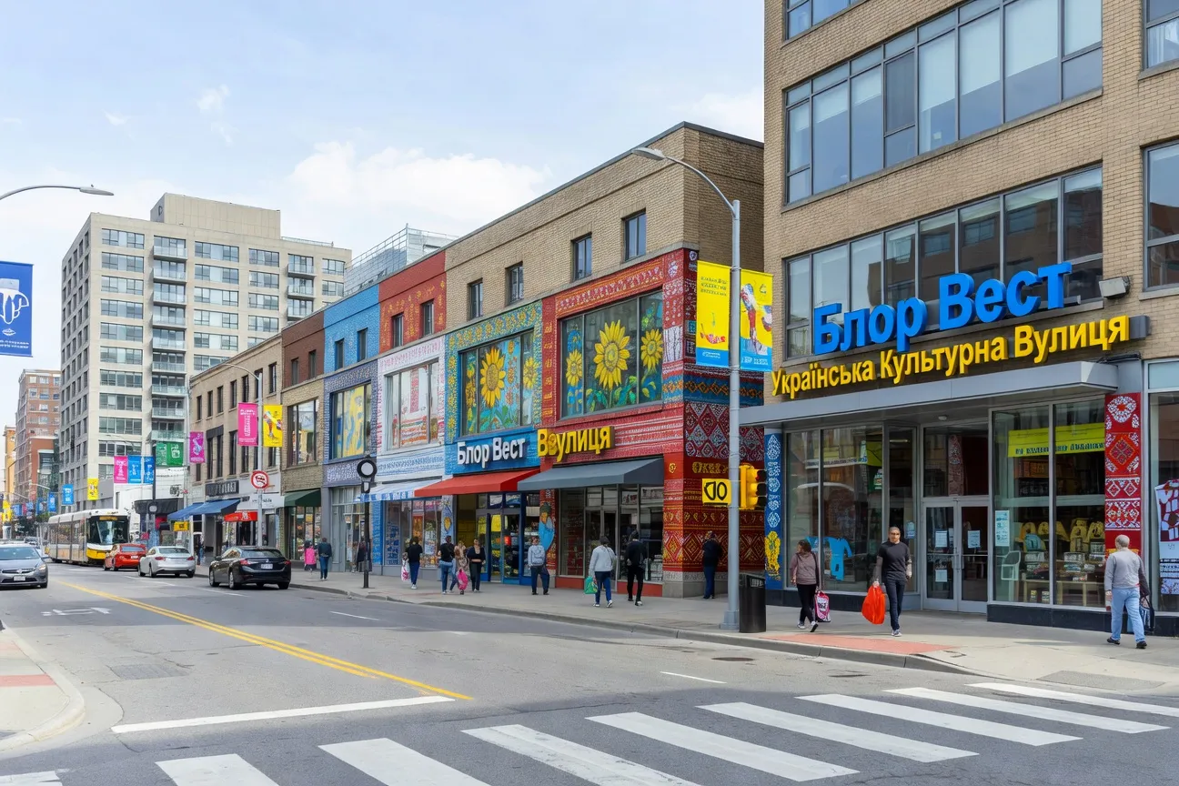 Bloor Street West Toronto Ukrainian neighbourhood 2026